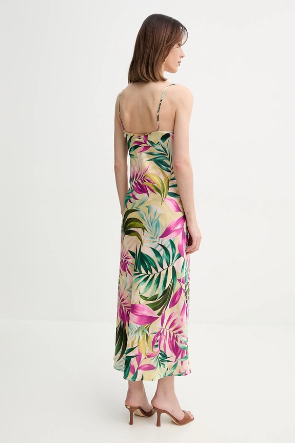 Îmbrăcăminte Guess rochie NEW AKILINA W5GK85.WH9C2 bej