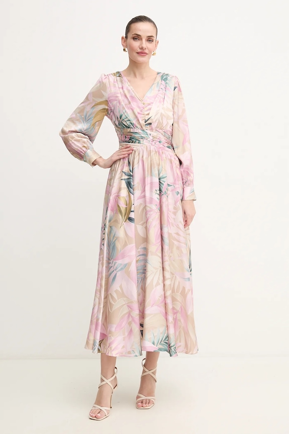 Guess sukienka HELENE W5PK1U.WD8G2 różowy SS25