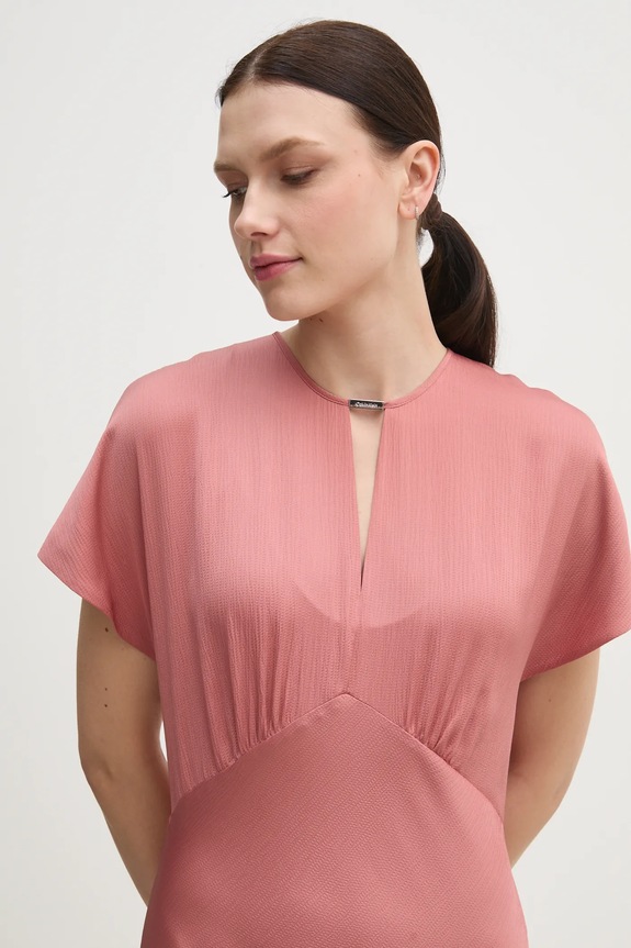 Calvin Klein sukienka K20K208144 pomarańczowy