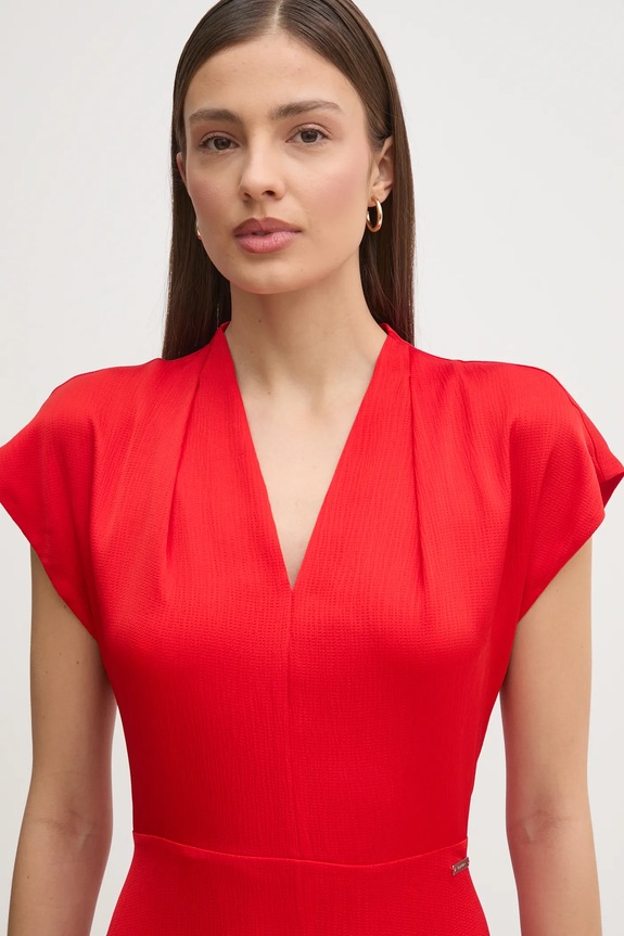 Φόρεμα Calvin Klein K20K208145 κόκκινο