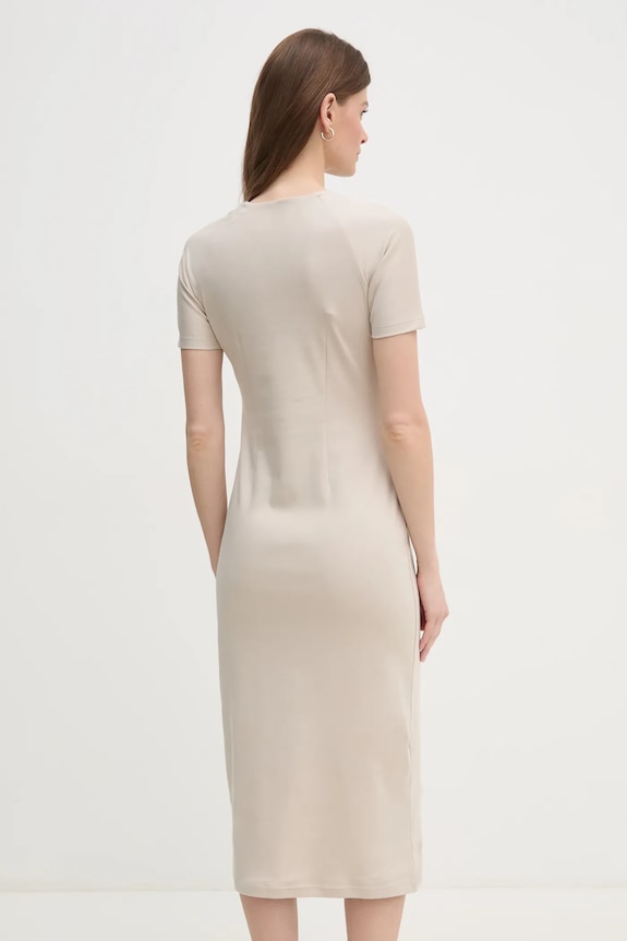 Odzież Calvin Klein sukienka bawełniana K20K208299 beżowy