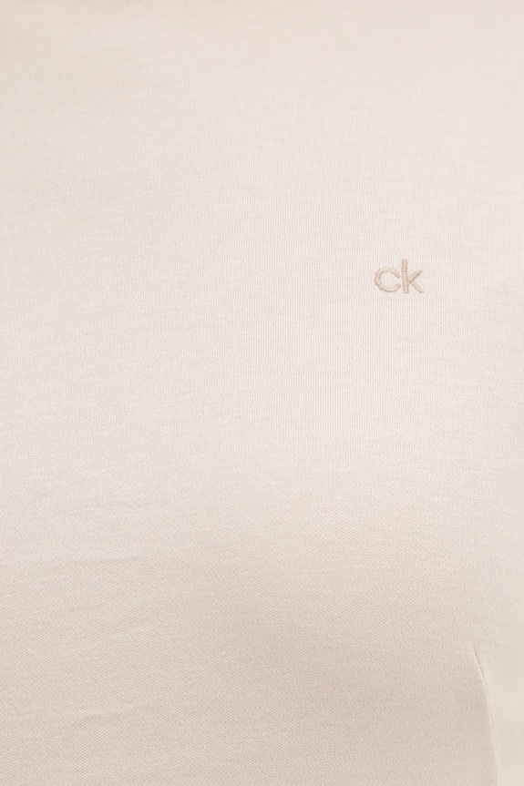 Calvin Klein sukienka bawełniana K20K208299 beżowy