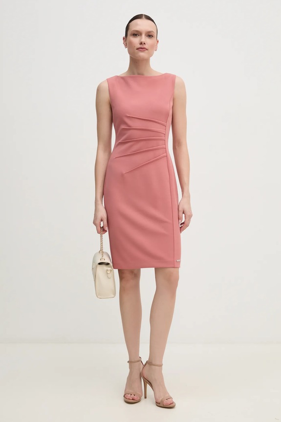 Šaty Calvin Klein K20K208433 oranžová SS25