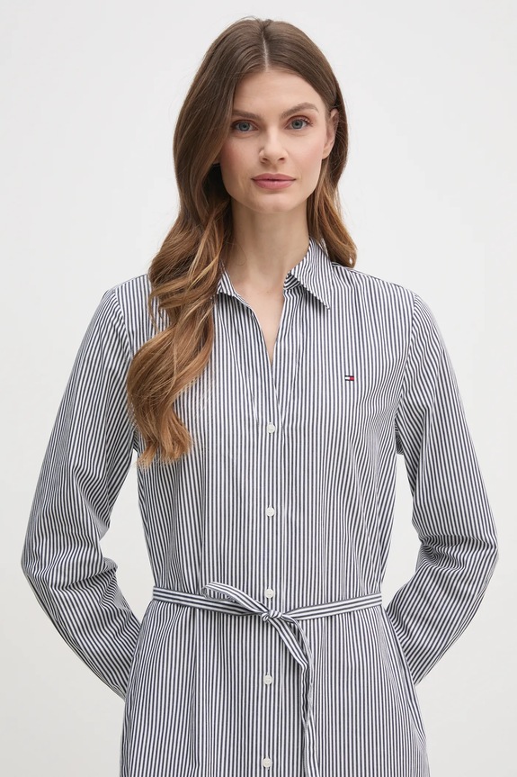 Šaty Tommy Hilfiger biela WW0WW45581