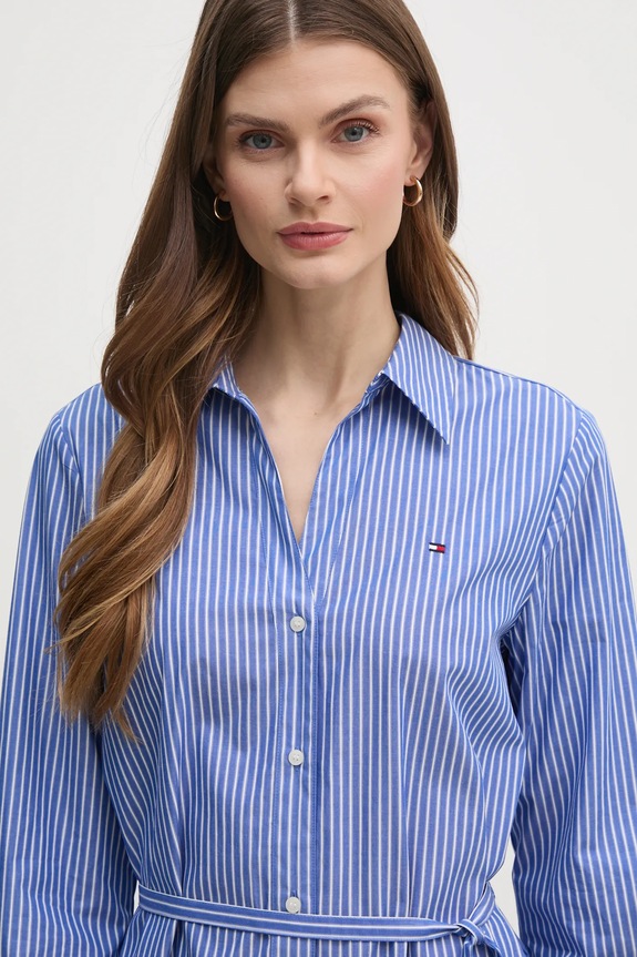Haljina Tommy Hilfiger plava WW0WW45581