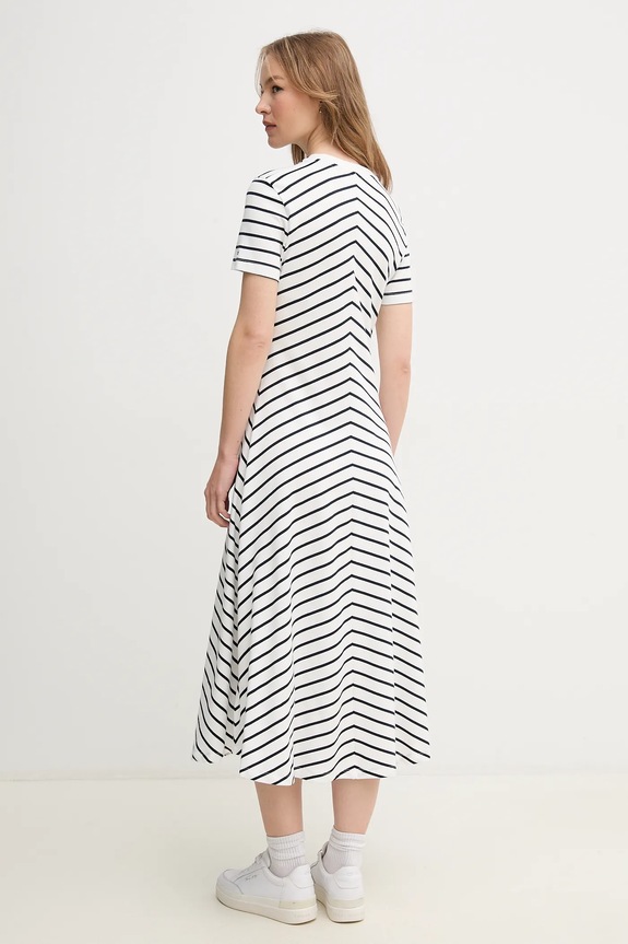 Oblečení Bavlněné šaty Tommy Hilfiger WW0WW44547 bílá