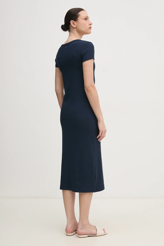 Šaty Tommy Hilfiger WW0WW43864 tmavomodrá SS25