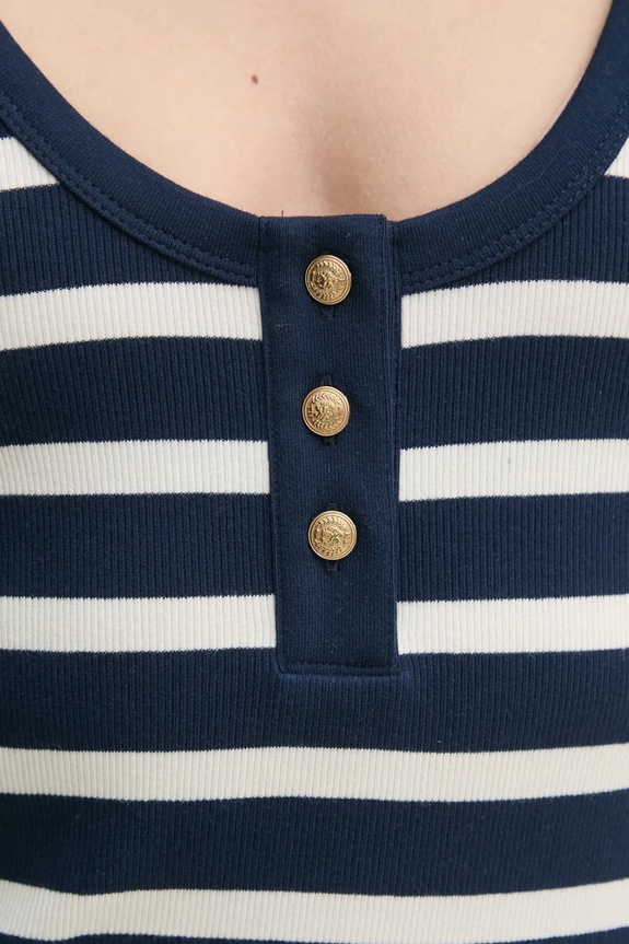 Šaty Tommy Hilfiger WW0WW43864 tmavomodrá