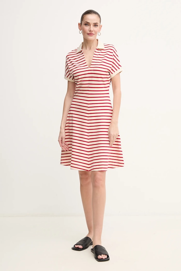 Tommy Hilfiger sukienka WW0WW44513 czerwony SS25