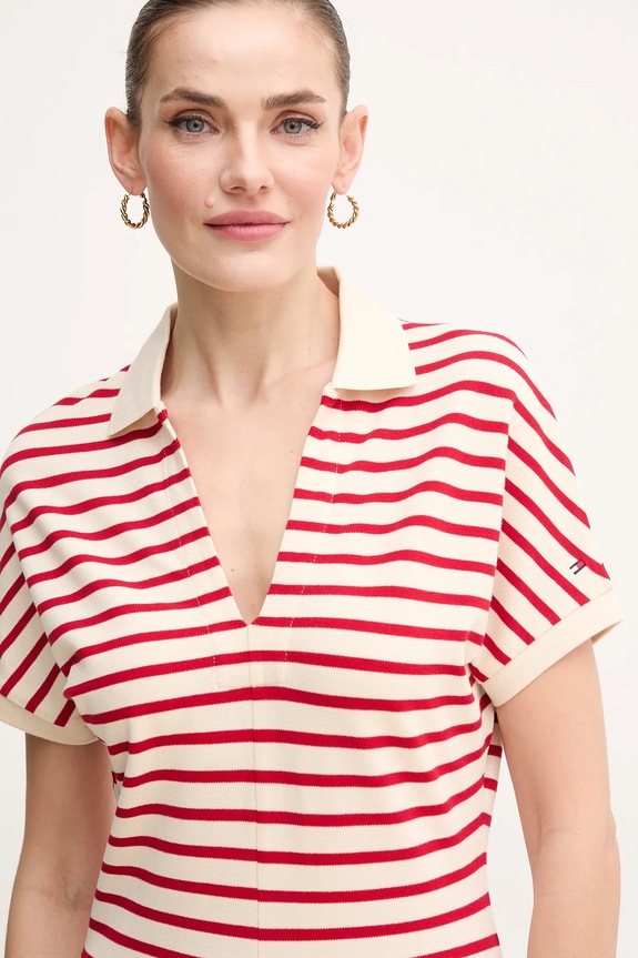 Tommy Hilfiger sukienka czerwony WW0WW44513