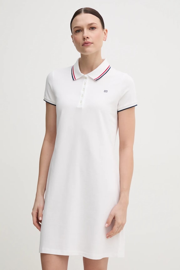 Šaty Tommy Hilfiger mini bílá WW0WW45532