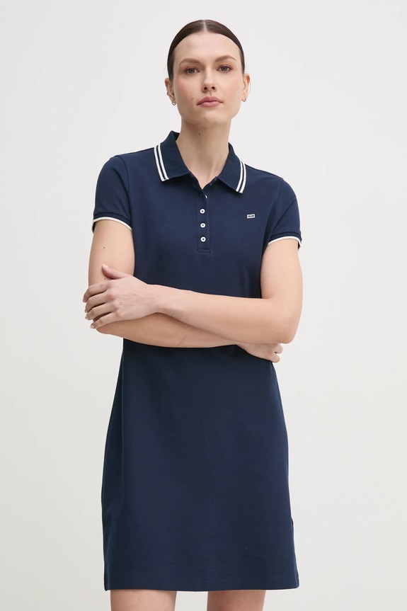 Tommy Hilfiger ruha gombolós sötétkék WW0WW45532
