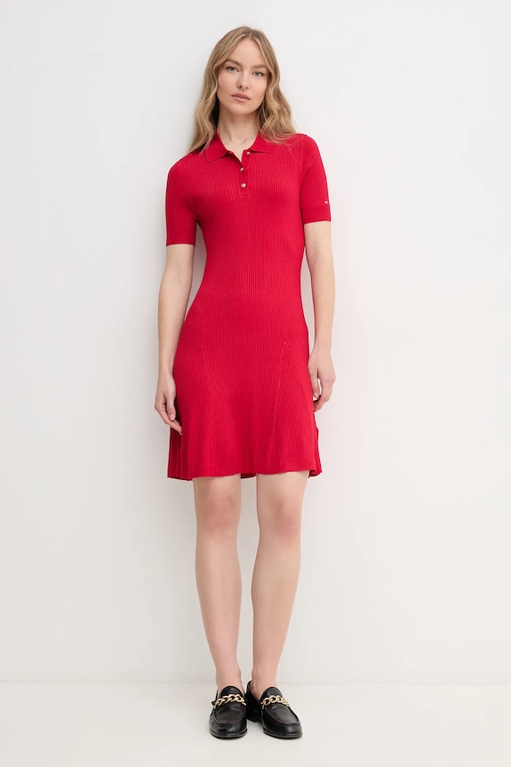 Tommy Hilfiger ruha WW0WW45512 piros SS25