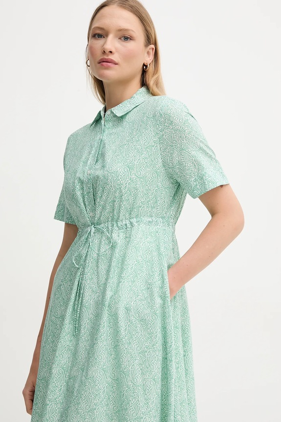 Haljina Tommy Hilfiger zelena WW0WW46009