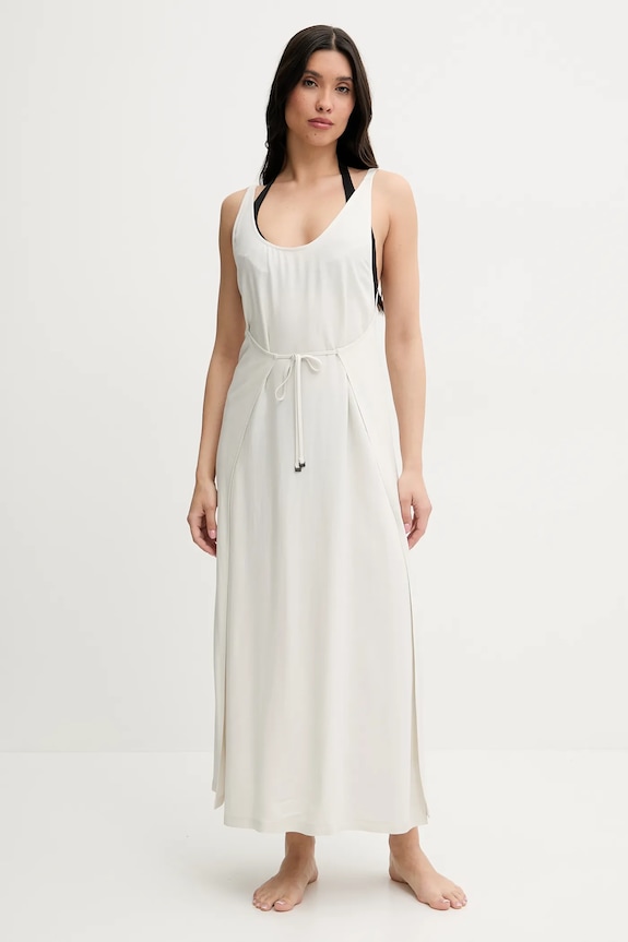 Плажна рокля Calvin Klein KW0KW02825 сив SS25