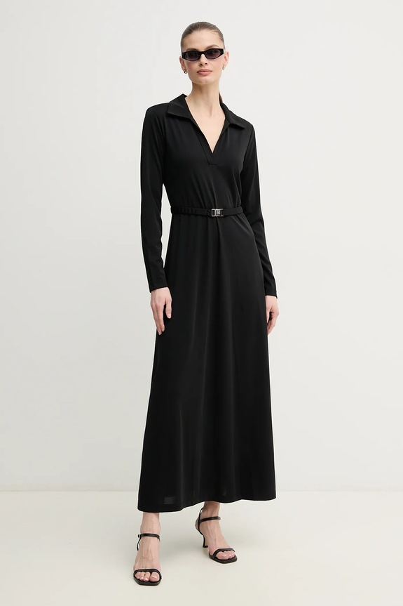 Dkny ruha hosszú fekete DD5J1H52