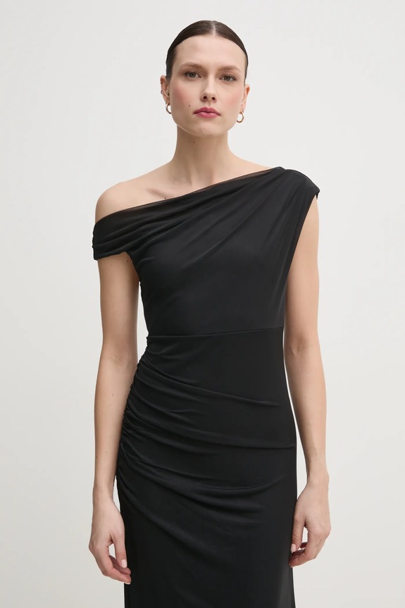 Φόρεμα Dkny DD5M1H45 μαύρο SS25