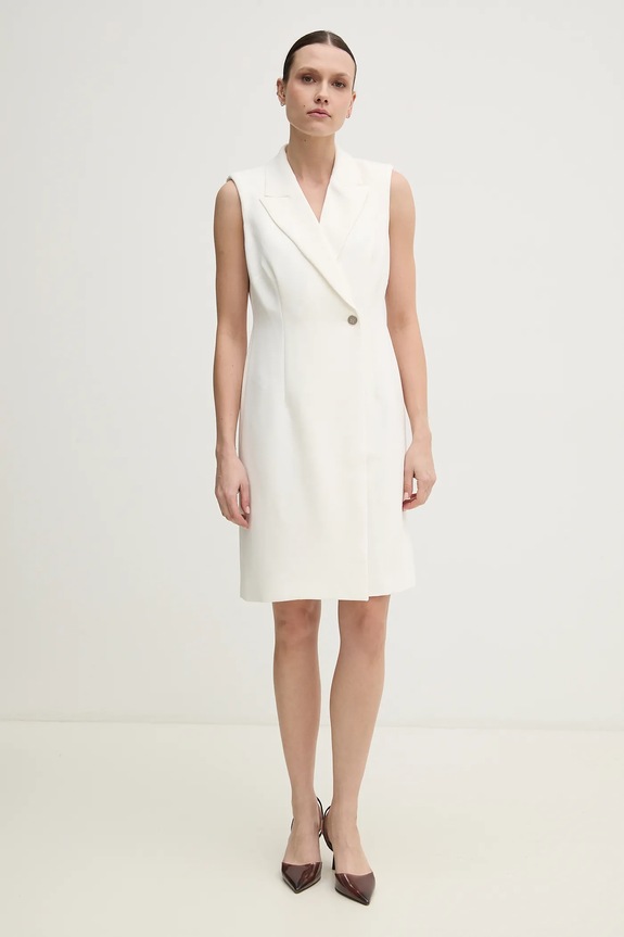 Dkny sukienka DD5U1H66 beżowy SS25