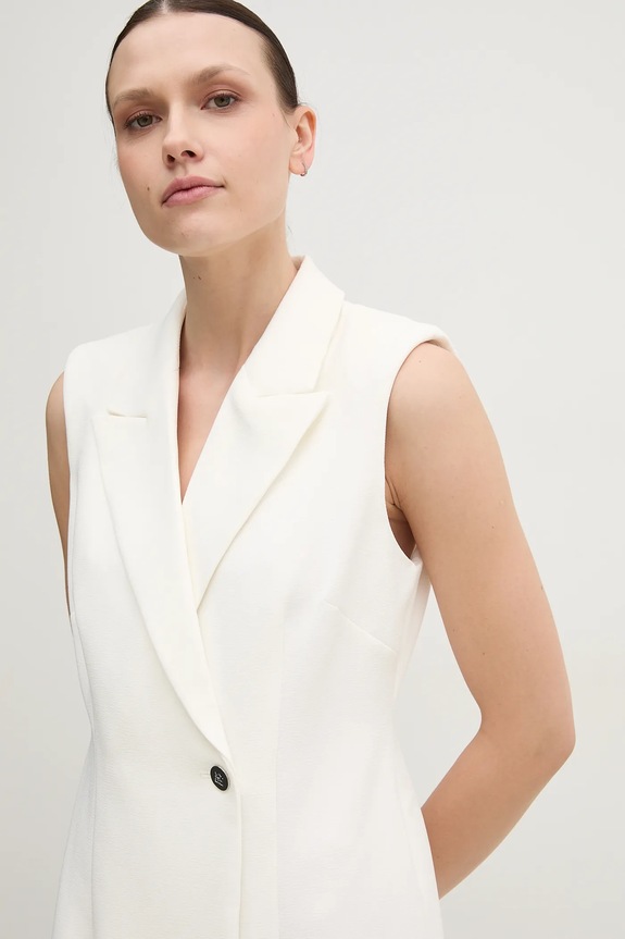 Dkny sukienka beżowy DD5U1H66