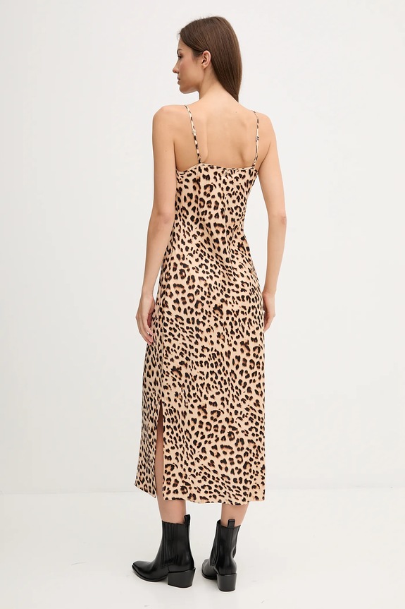 Ρούχα Φόρεμα Dkny DJ5D9053 μπεζ