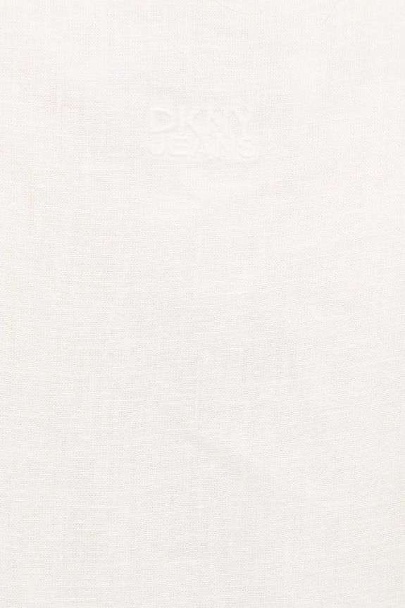 Dkny sukienka lniana DJ5D9059