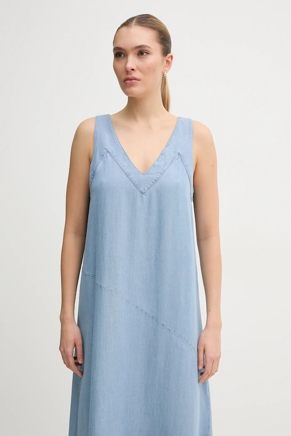 Šaty Dkny P51BYAKG modrá SS25