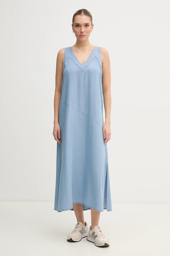 Šaty Dkny P51BYAKG modrá