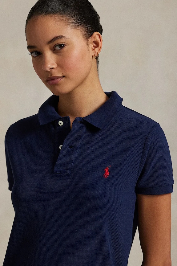 Polo Ralph Lauren rochie sport din bumbac bleumarin 211968291