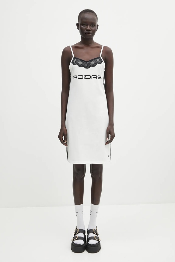 adidas Originals rochie Dress print alb JZ6770