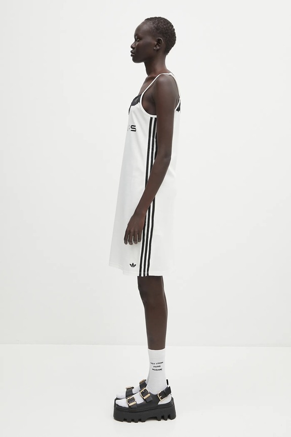 adidas Originals rochie Dress JZ6770 alb SS25