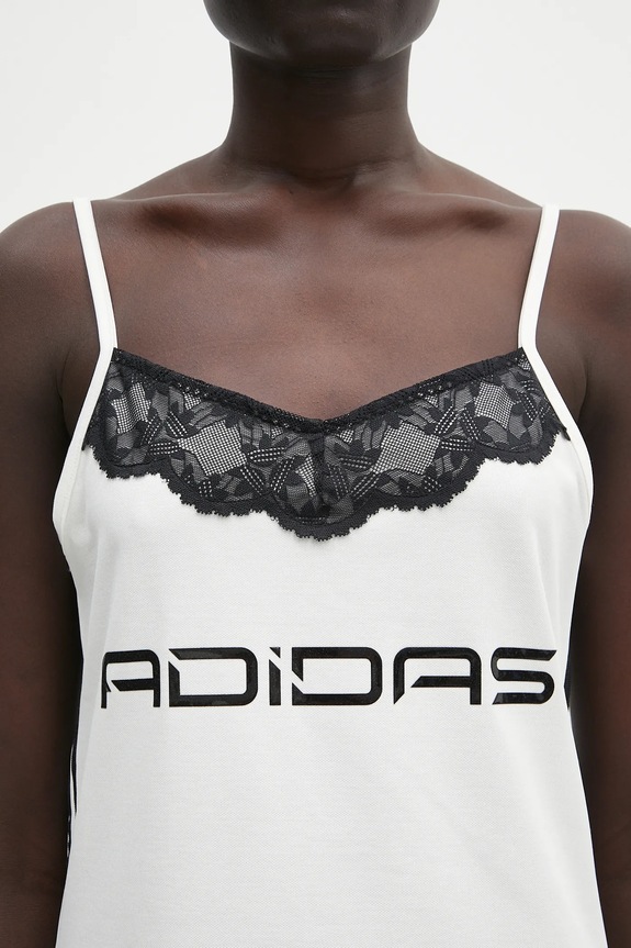 adidas Originals rochie Dress JZ6770 alb