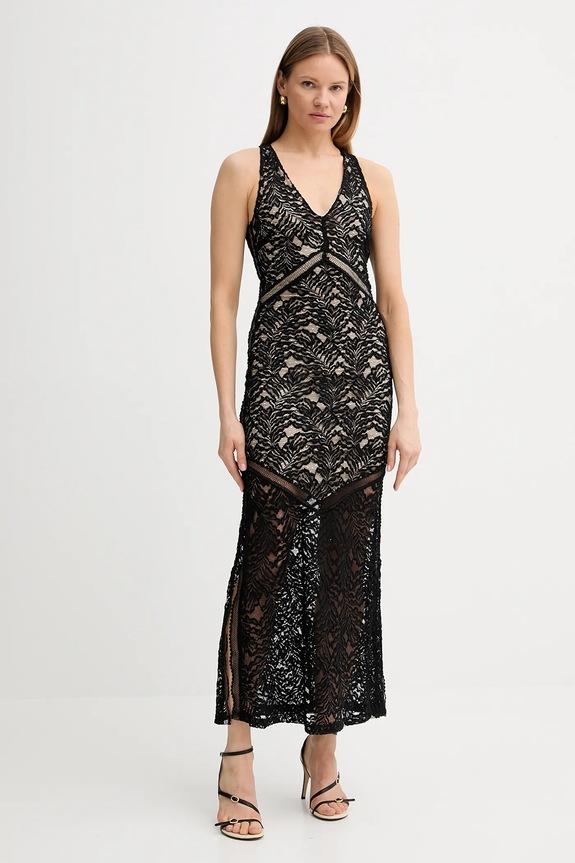 Платье Guess CHRISTEL maxi чёрный W5GK37.KCS90