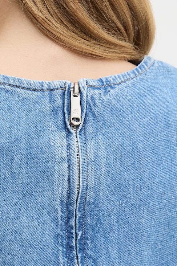 Φόρεμα τζιν Calvin Klein Jeans J20J225170 μπλε
