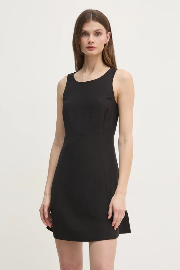 Obleka Calvin Klein Jeans Mini črna J20J225268