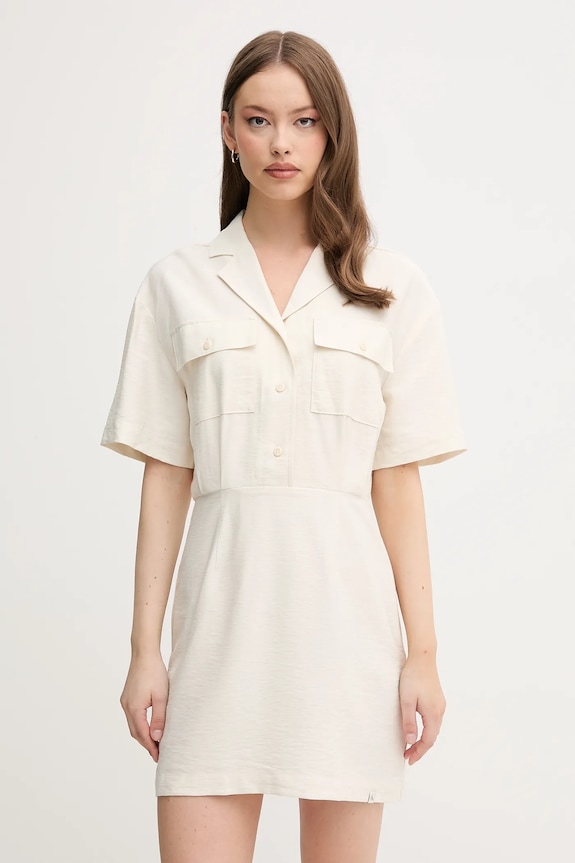 Calvin Klein Jeans vestito mini beige J20J225297
