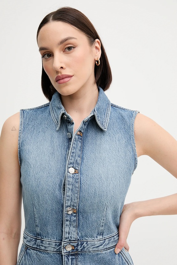 Calvin Klein Jeans vestito di jeans blu LV047B074G