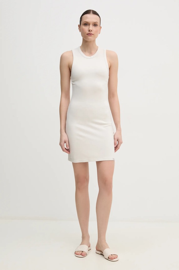 Calvin Klein Jeans rochie J20J225292 bej SS25
