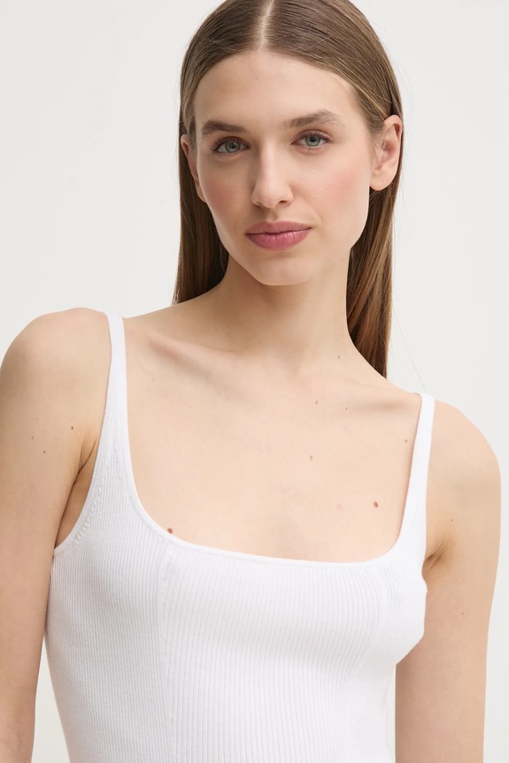 Φόρεμα Calvin Klein Jeans λευκό J20J225269