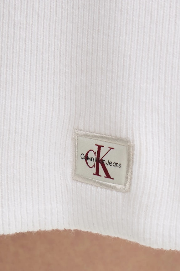 Φόρεμα Calvin Klein Jeans J20J225269 λευκό