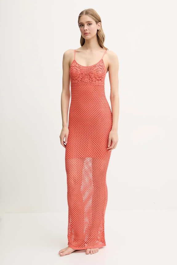 Plážové šaty Guess oranžová E5GK07.Z3N30