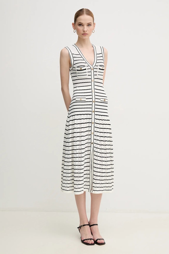 Φόρεμα Gaudi εμπριμέ μαύρο 511FD13006