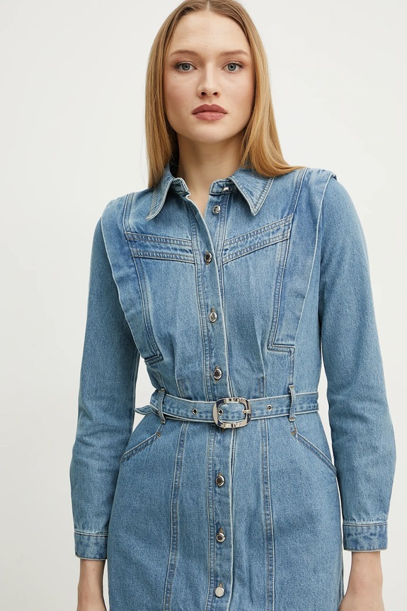 Джинсова сукня Morgan RICOLI блакитний RICOLI