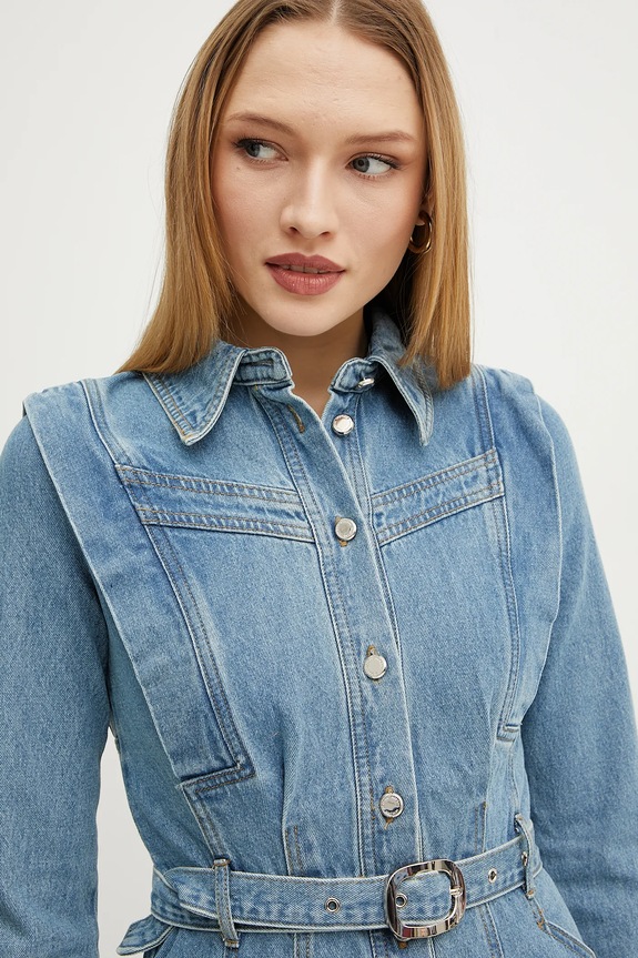 Джинсова сукня Morgan RICOLI RICOLI блакитний