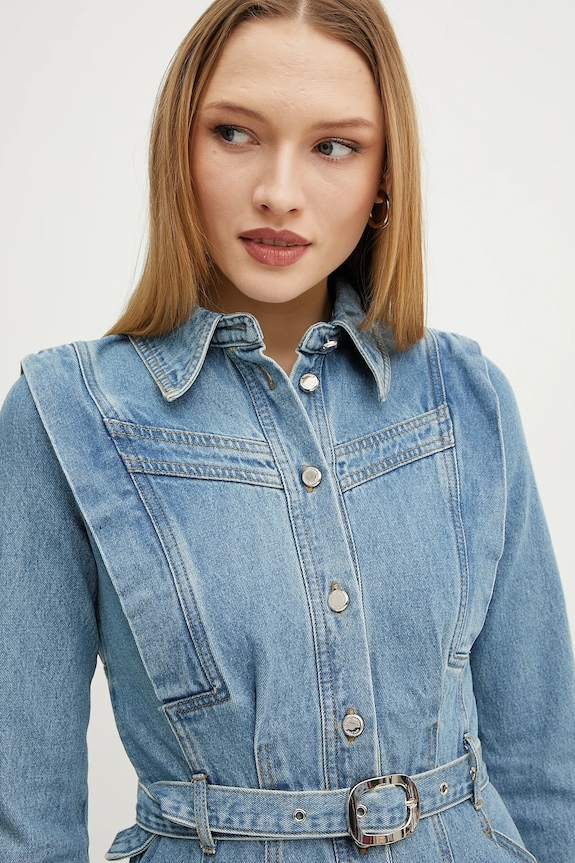 Джинсова сукня Morgan RICOLI RICOLI блакитний