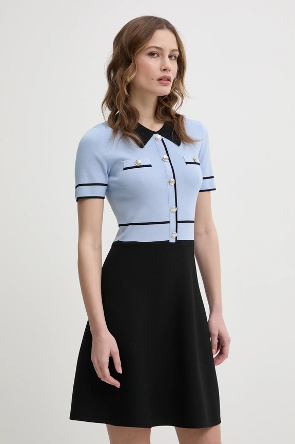 Morgan rochie RMCHIC mini albastru RMCHIC
