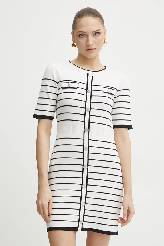 Рокля Morgan RMELIN райе бял RMELIN