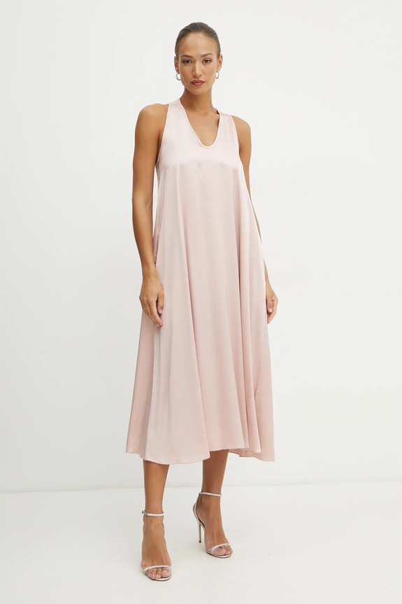 Fracomina sukienka casual różowy FS25SD3005W64101