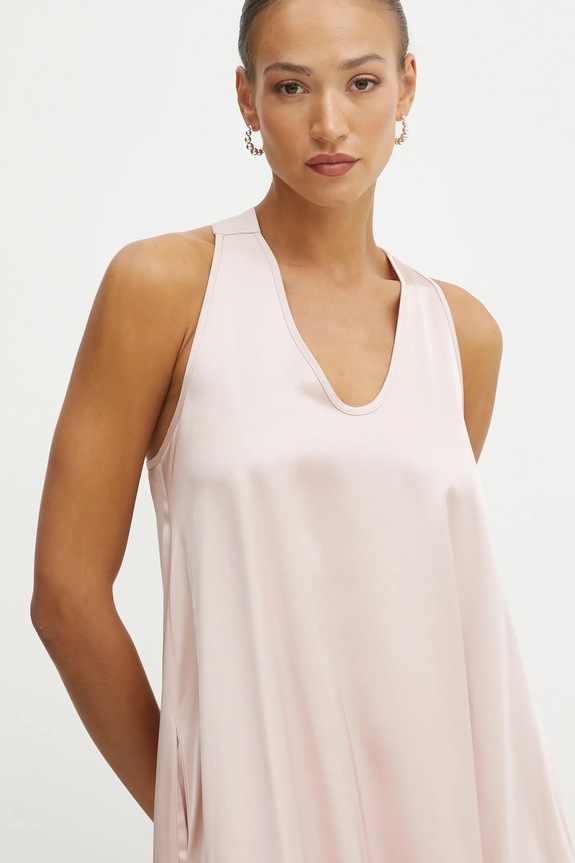 Fracomina sukienka różowy FS25SD3005W64101