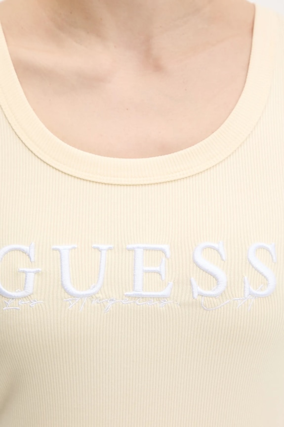 Guess sukienka SUNFLOWER V5GK06.K8RT2 beżowy