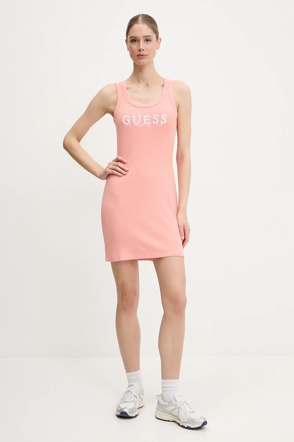 Платье Guess SUNFLOWER V5GK06.K8RT2 оранжевый SS25